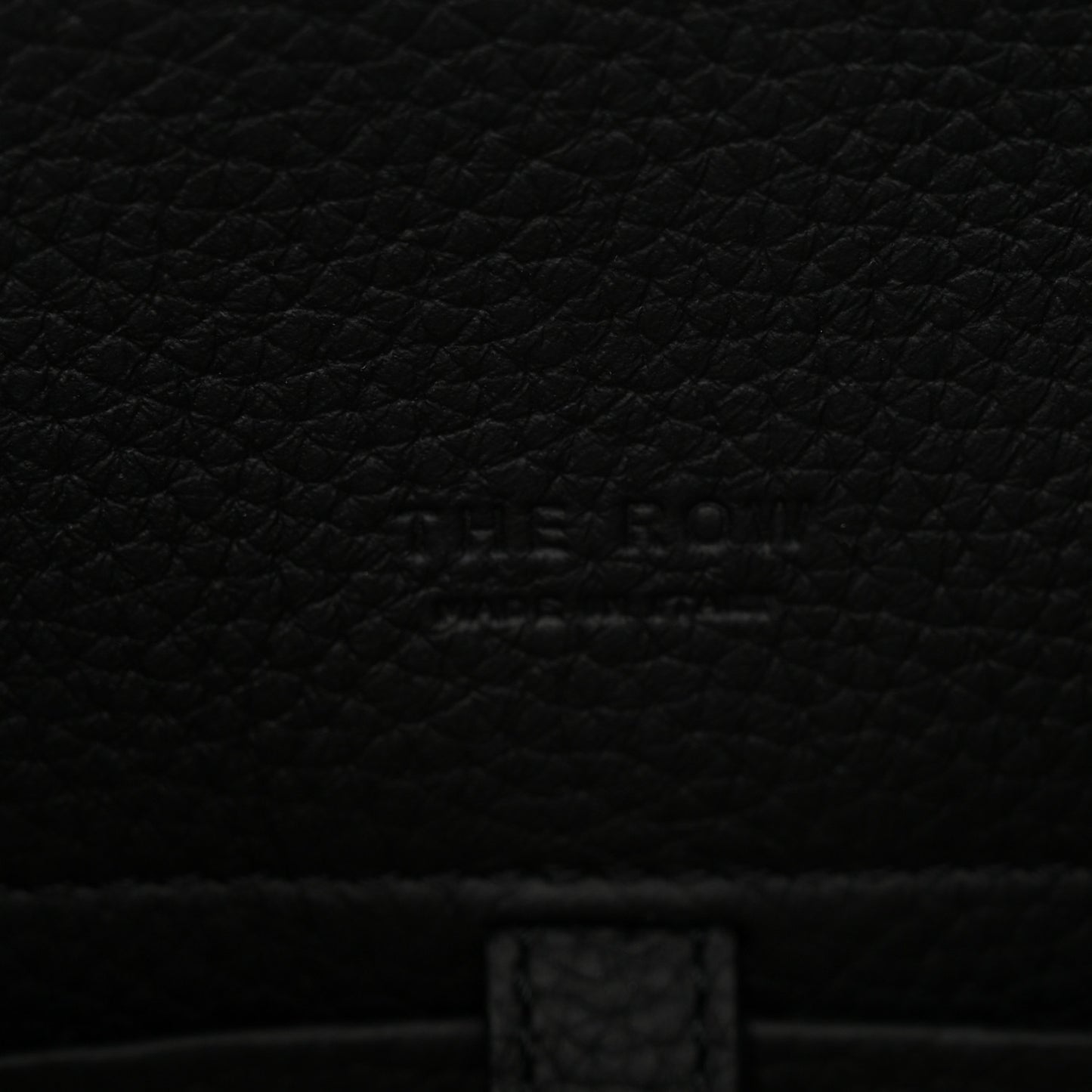 Grained Calfskin Soft Margaux 10 Bag Black