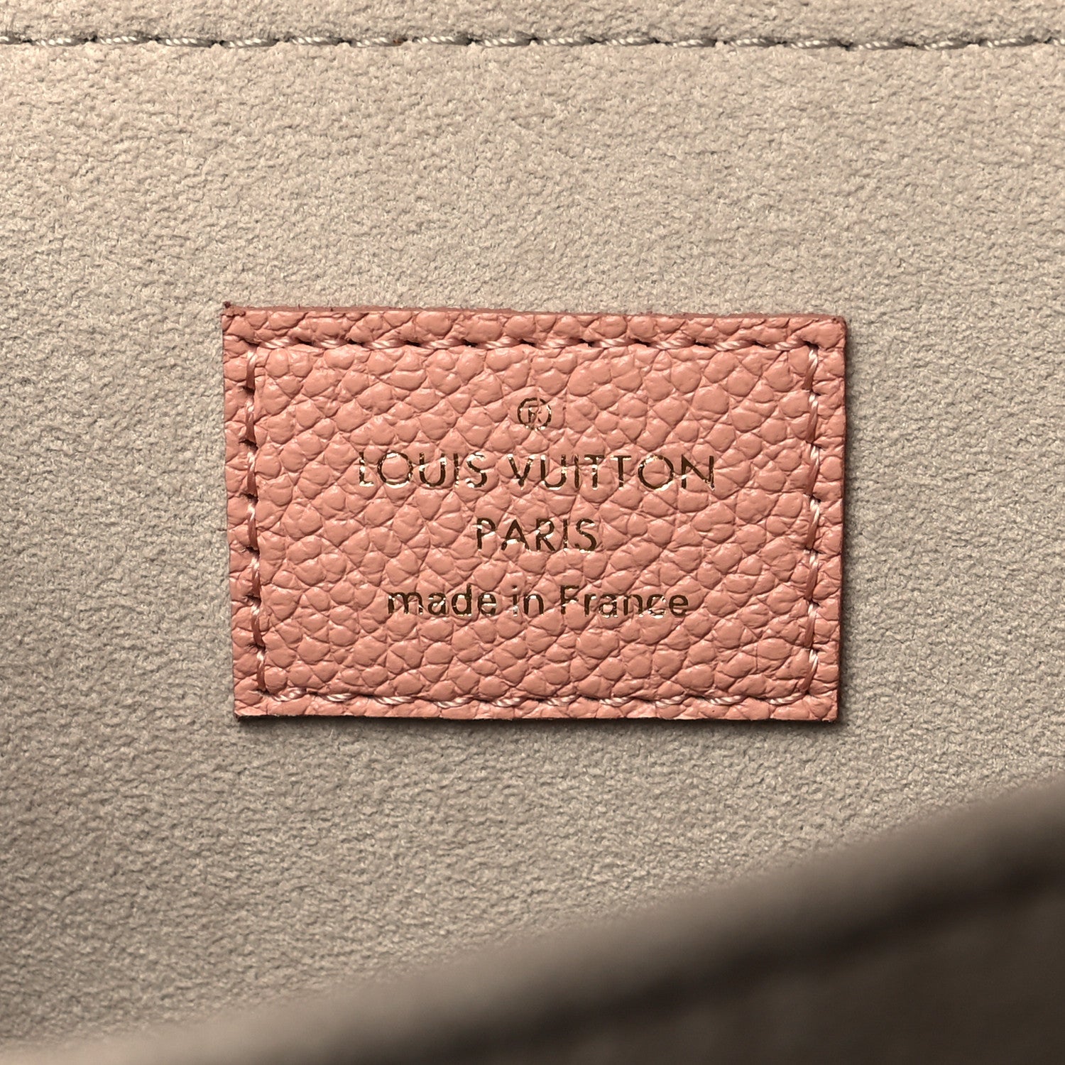 Louis Vuitton Empreinte Monogram Giant Pochette Metis Rose Trianon Cream 7 of 10