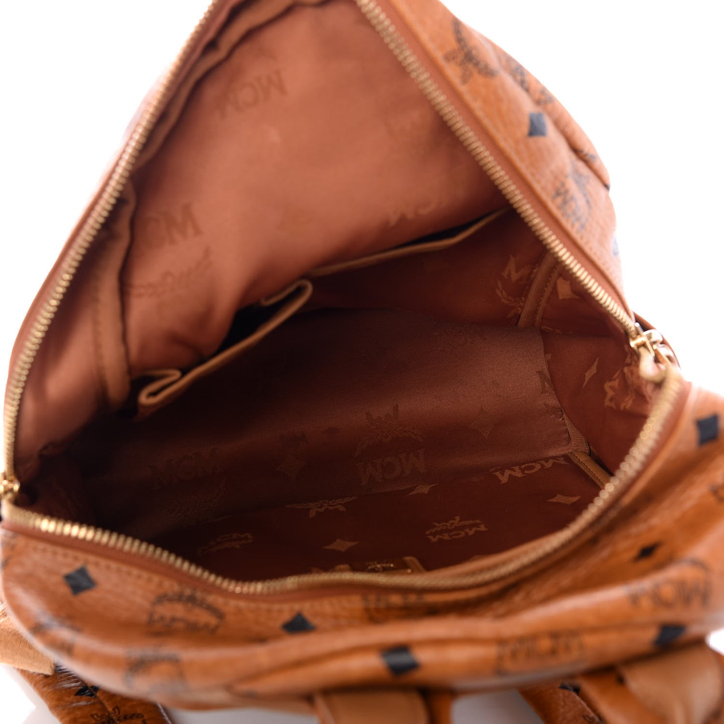 Visetos Small Sprinkle Stud Stark Backpack Cognac