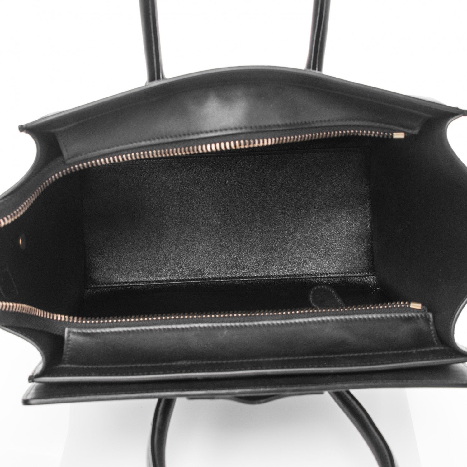 Celine Smooth Calfskin Micro Luggage Black 5 of 7