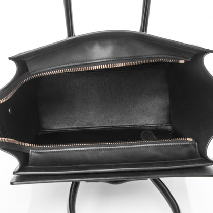 Celine Smooth Calfskin Micro Luggage Black 5 of 7