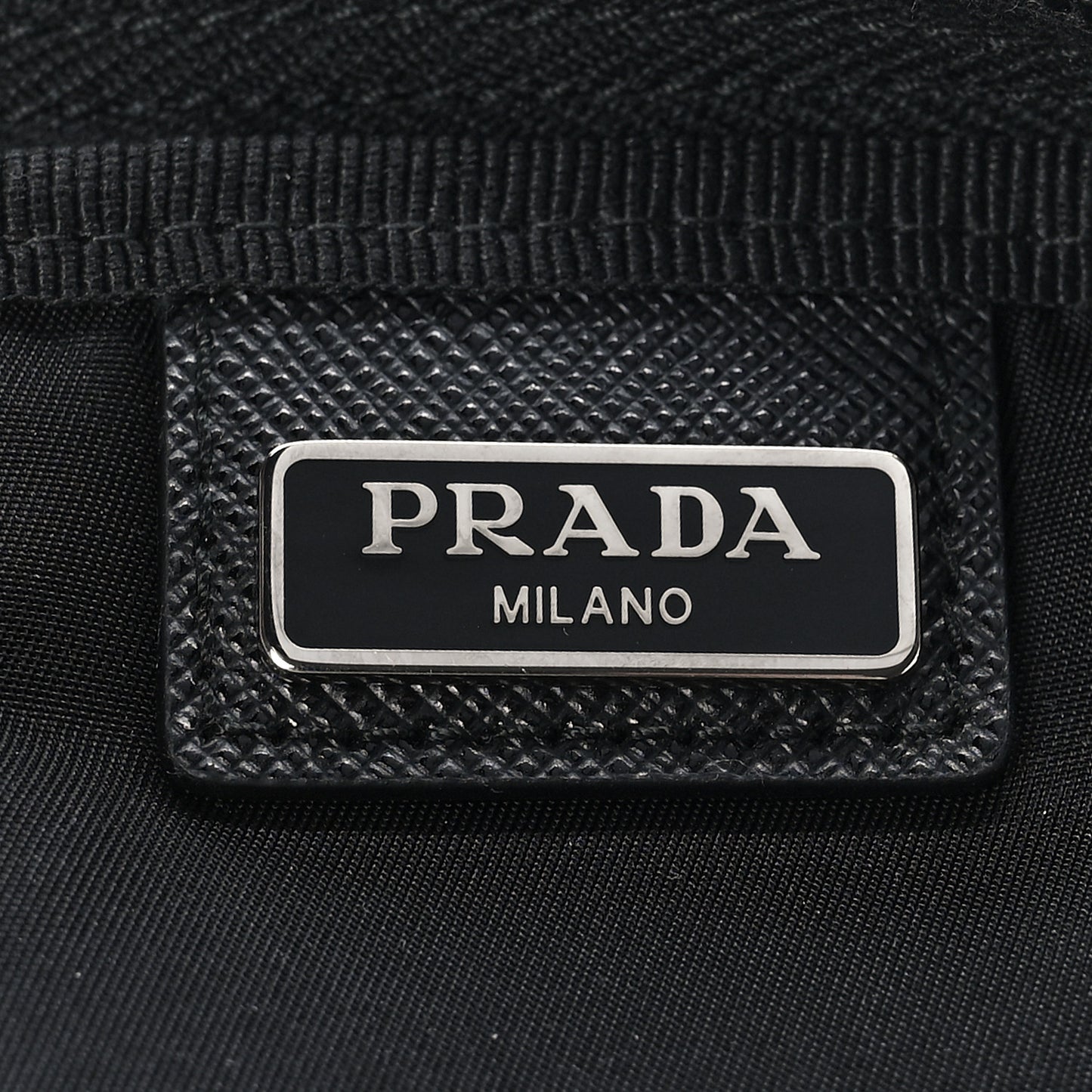 Nylon Vela Cosmetic Pouch Black