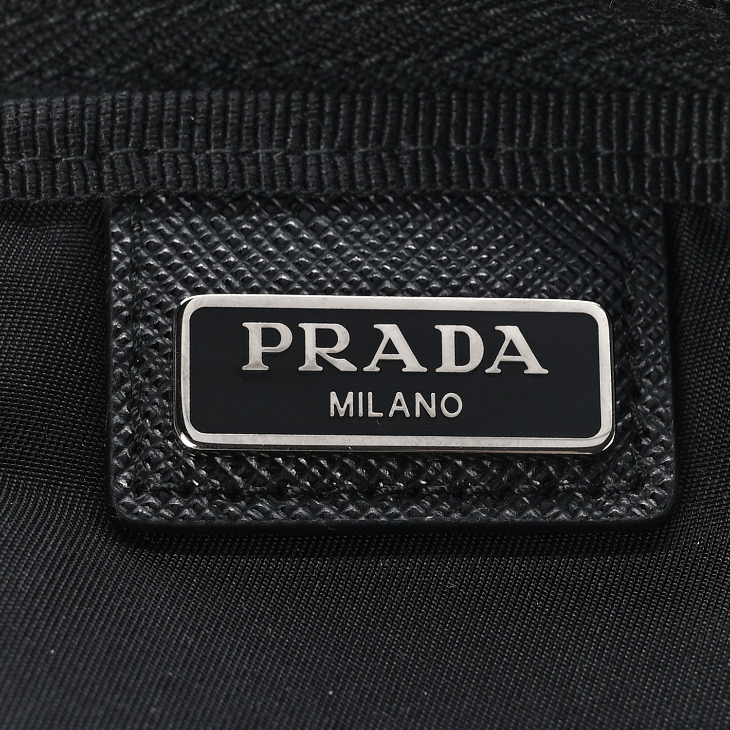Prada Nylon Vela Cosmetic Pouch Black 6 of 8