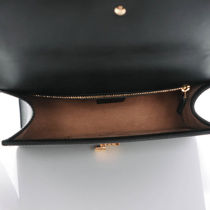 Gucci Calfskin Small Sylvie Shoulder Bag Black 4 of 6