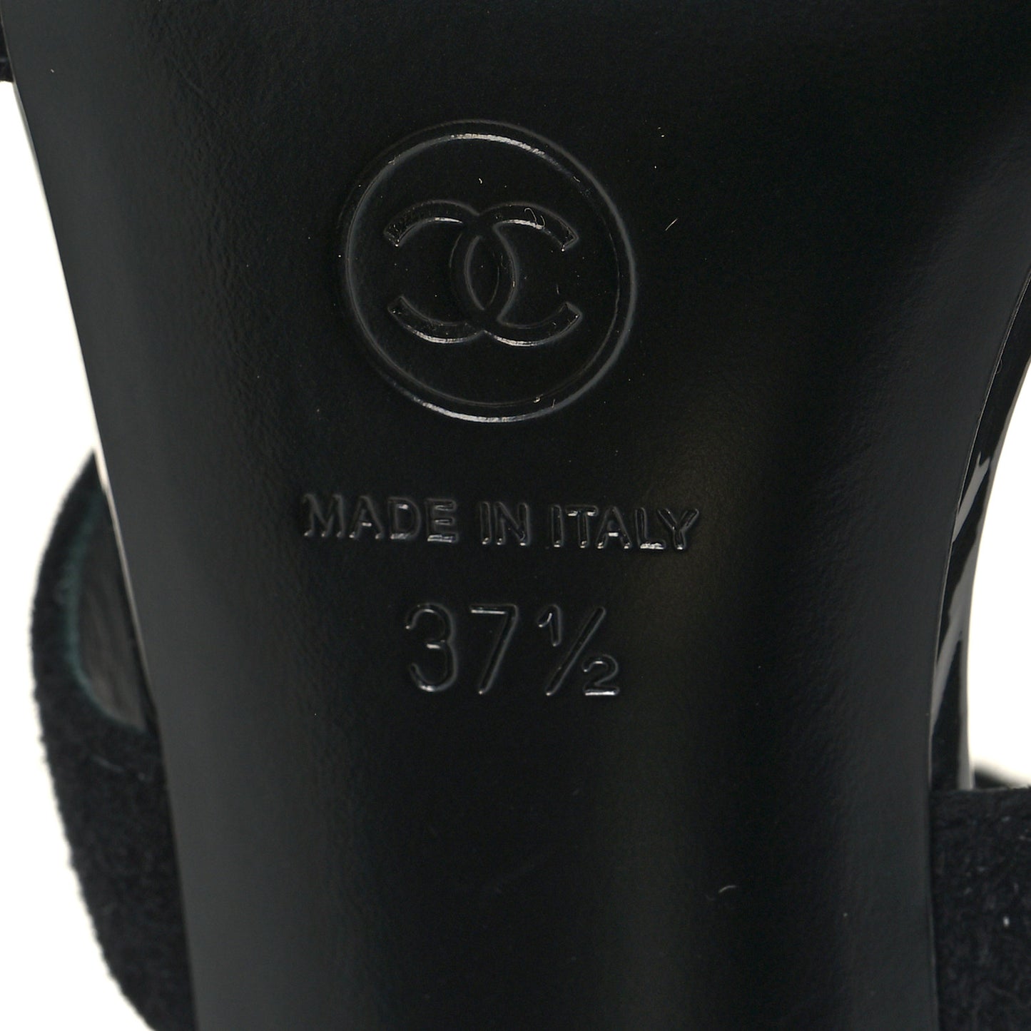 Kid Suede Pearl Sandals 37.5 Black