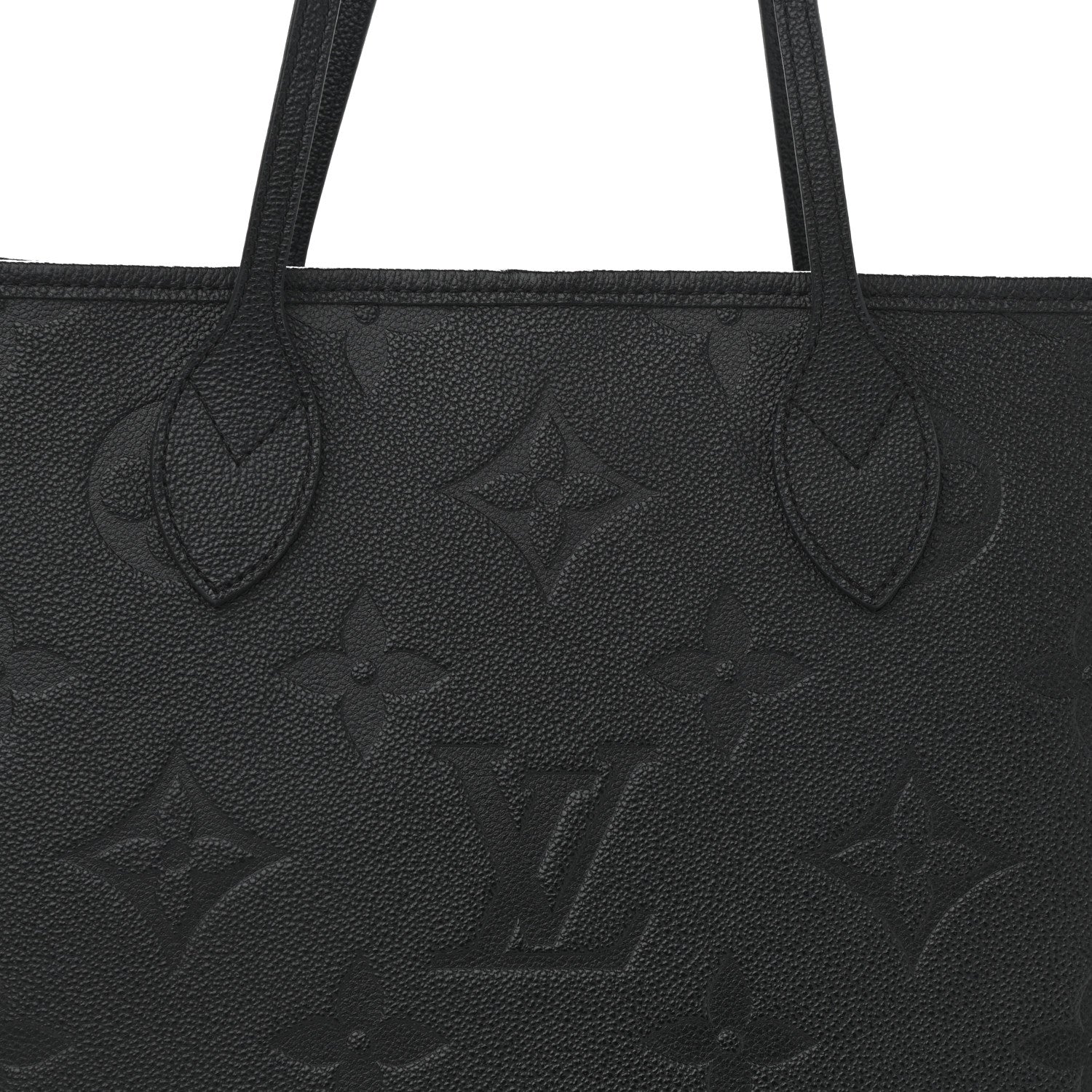 Louis Vuitton Empreinte Monogram Giant Neverfull MM Black 6 of 9