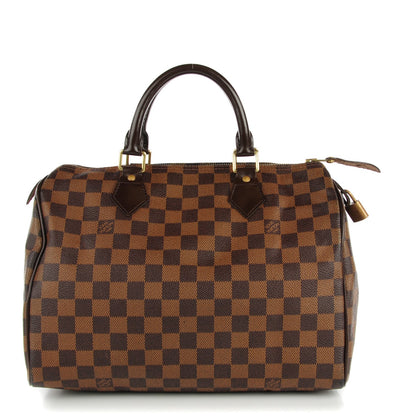 Louis Vuitton Damier Ebene Speedy 30 1 of 9