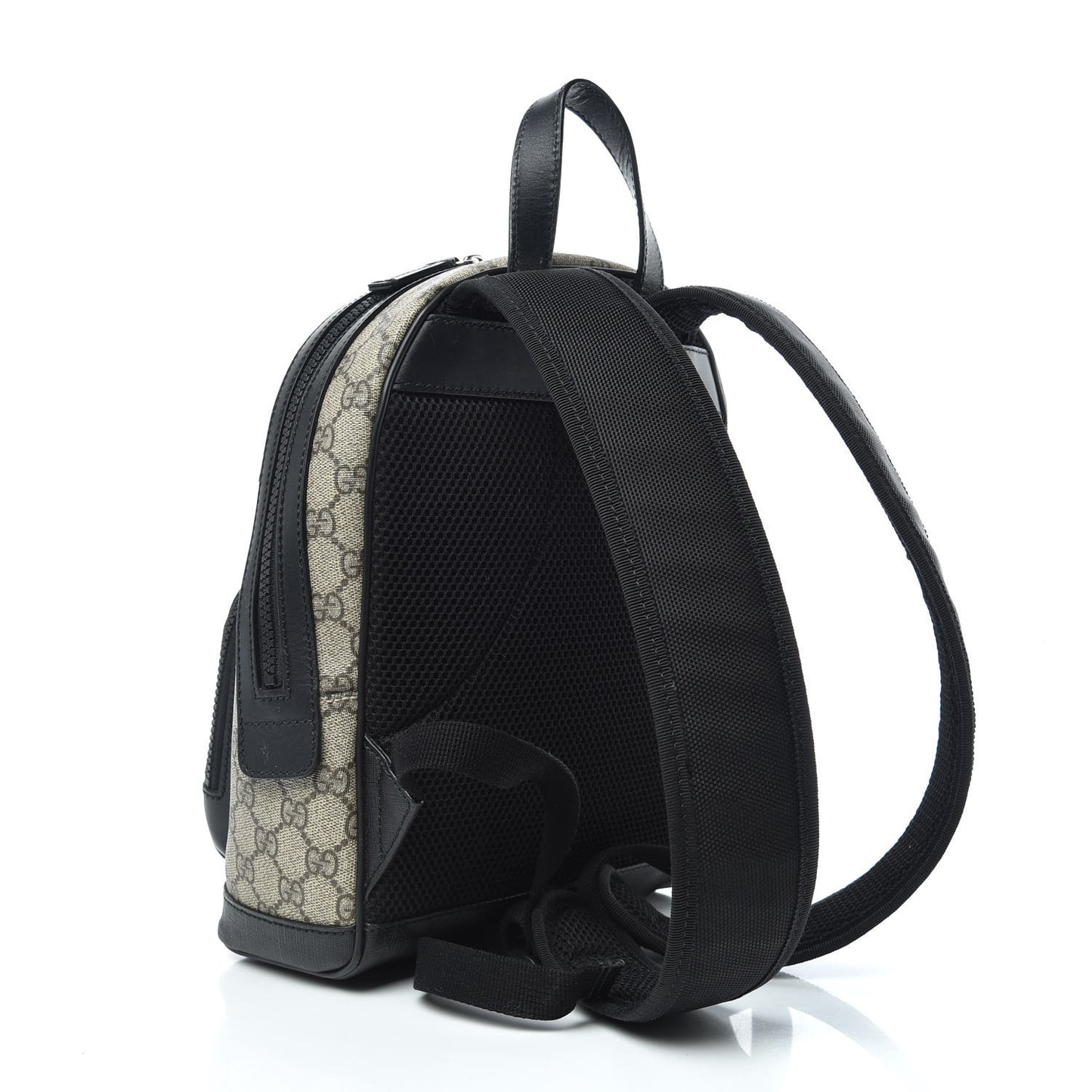 GG Supreme Monogram Small Eden Day Backpack Black