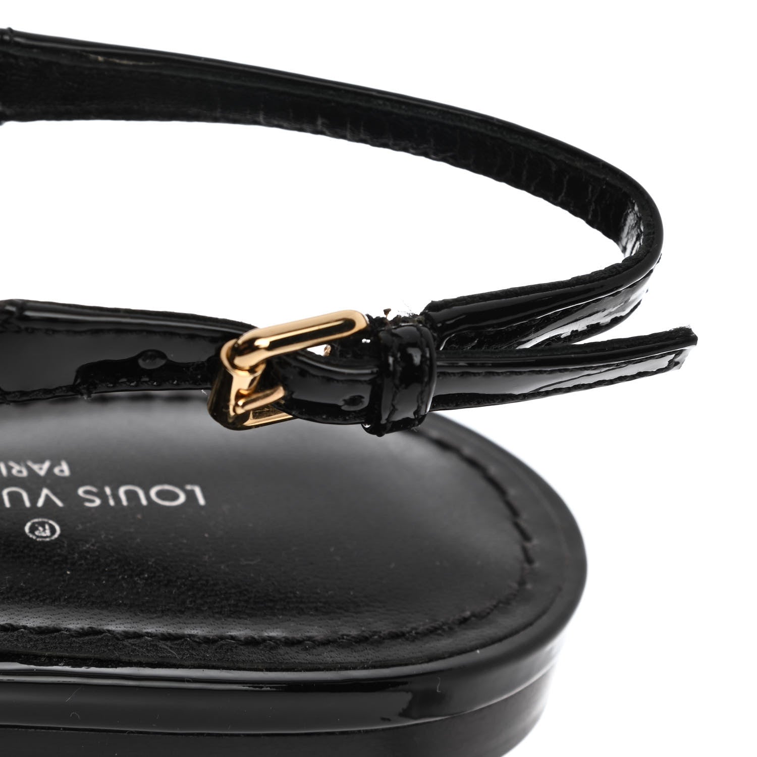Louis Vuitton Patent Monogram Cherie Slingback Ballerina Flats 37.5 9 of 9