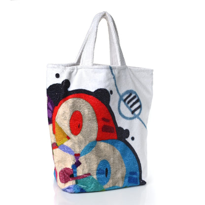 Chanel Terry Cotton Beach Tote Towel Set White Multicolor 4 of 12