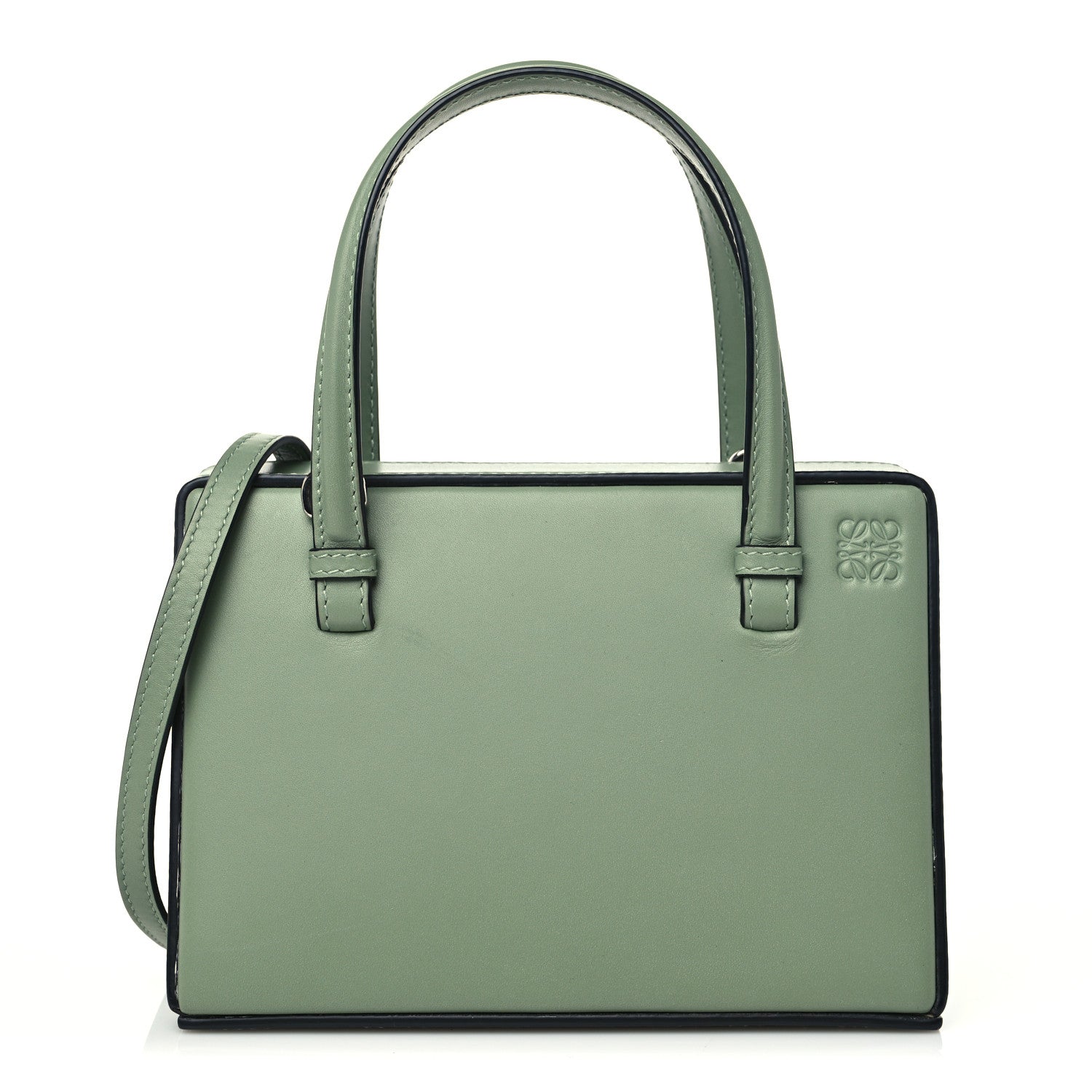 Loewe Calfskin Small Postal Bag Green 1 of 8