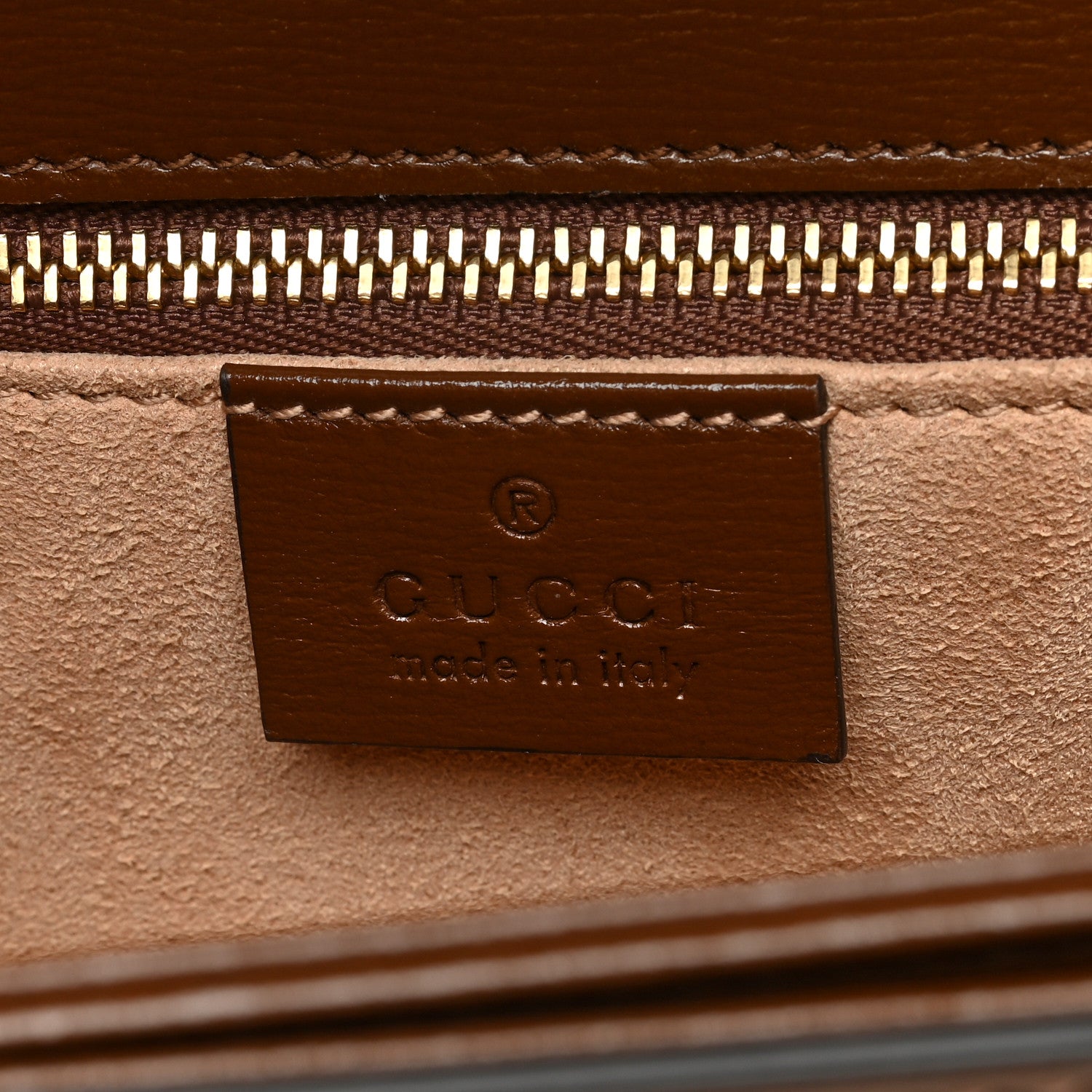 Gucci GG Supreme Monogram Horsebit 1955 Shoulder Bag Beige Brown Sugar 6 of 10