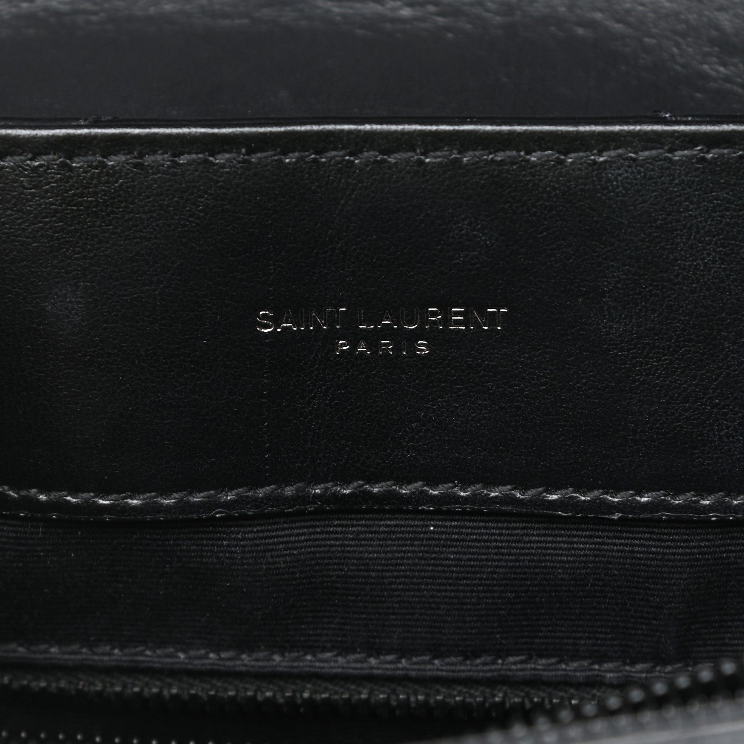 Saint Laurent Calfskin Y Quilted Monogram Medium Loulou Chain Satchel Black 6 of 11