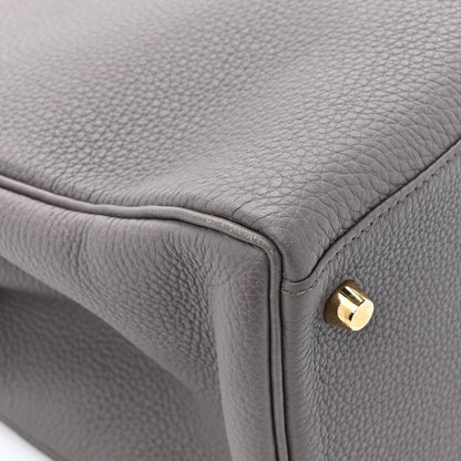 Hermes Togo Kelly Retourne 35 Etain 13 of 17