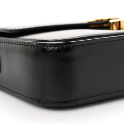 Celine Shiny Calfskin Triomphe Shoulder Bag Black 9 of 12