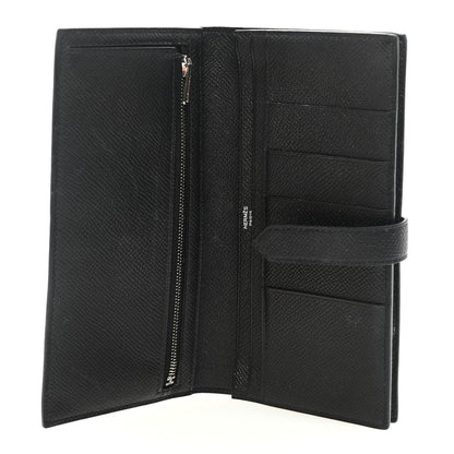 Hermes Epsom Bearn Gusset Wallet Black 5 of 6