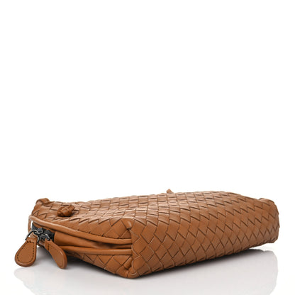 Bottega Veneta Nappa Intrecciato Nodini Crossbody Messenger Noce 3 of 9