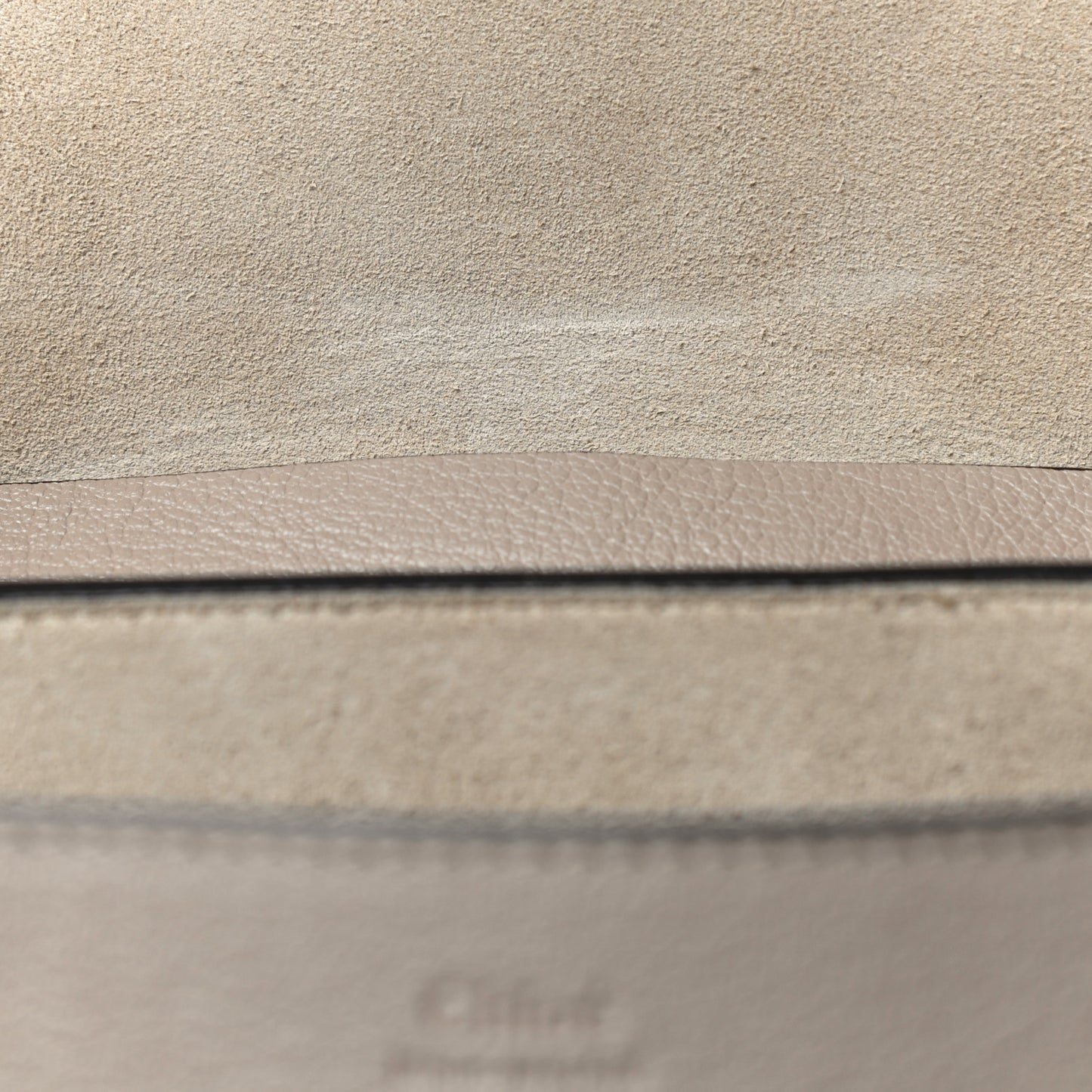 Grained Lambskin Drew Shoulder Bag Motty Grey