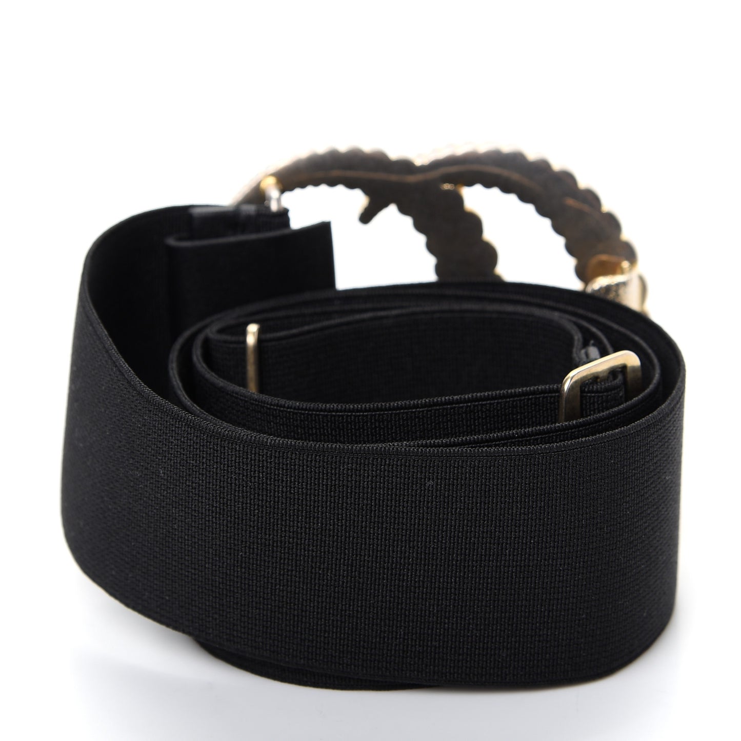 Canvas Torchon Double G Belt 95 38 Black