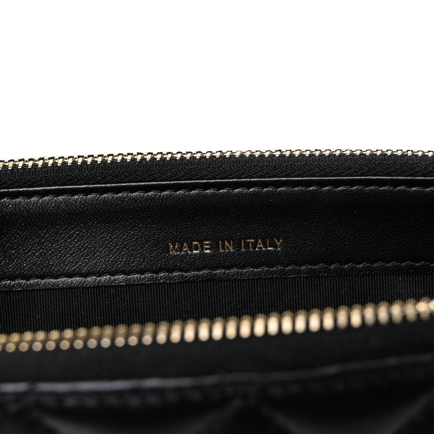 Iridescent Lambskin Quilted Pearl Clutch With Chain Black