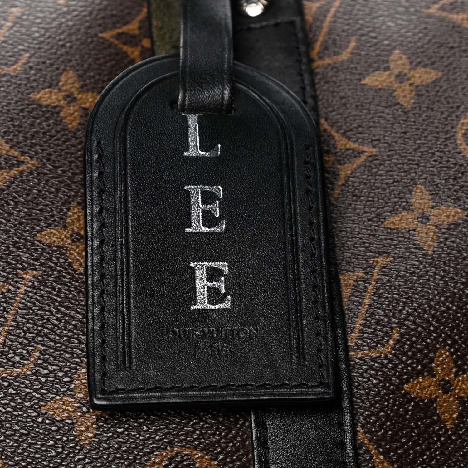 Louis Vuitton Monogram Macassar Keepall Bandouliere 55 5 of 5