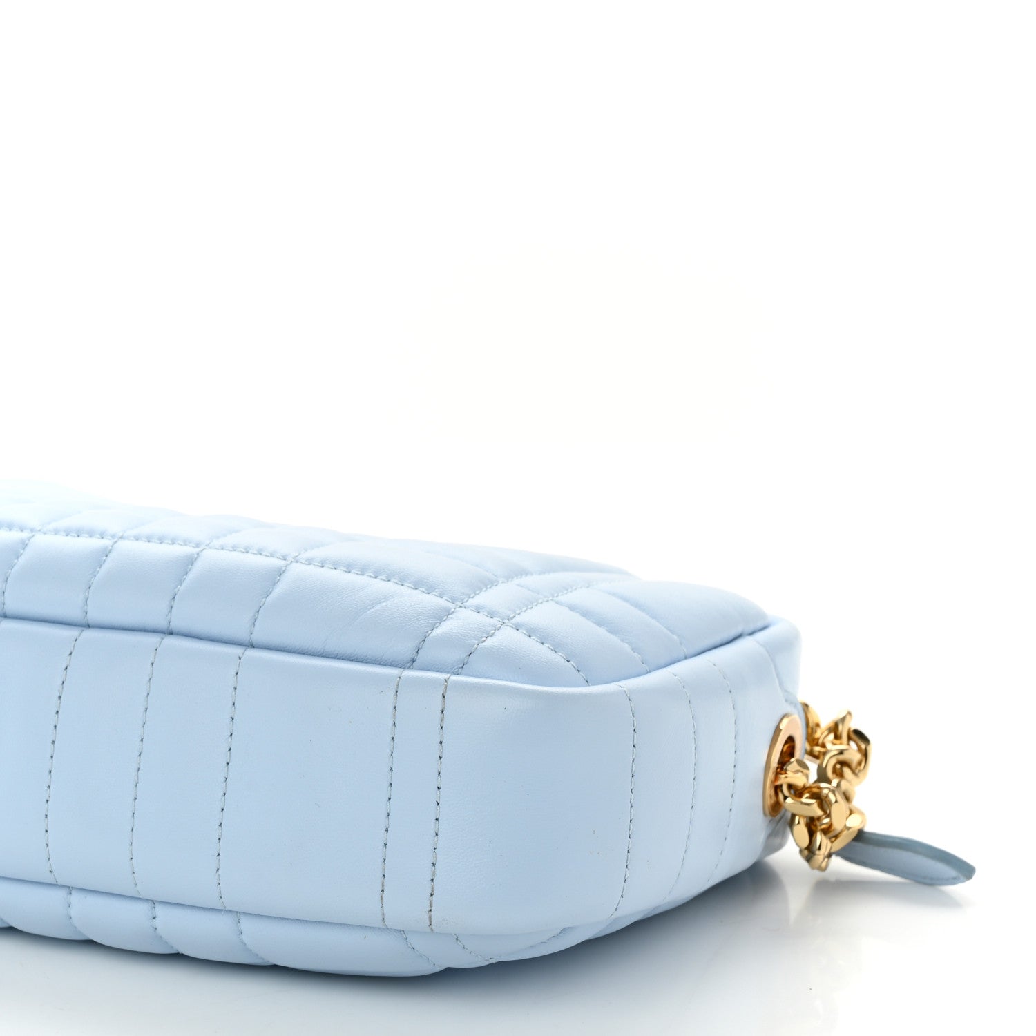 Burberry Lambskin Quilted Mini Lola Camera Bag Pale Blue 10 of 10