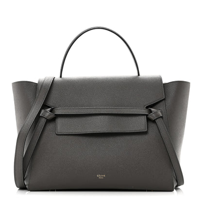 Celine Grained Calfskin Mini Belt Bag Grey 1 of 10