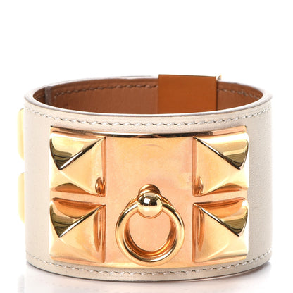 Hermes Swift Collier de Chien CDC Bracelet S Craie 4 of 10