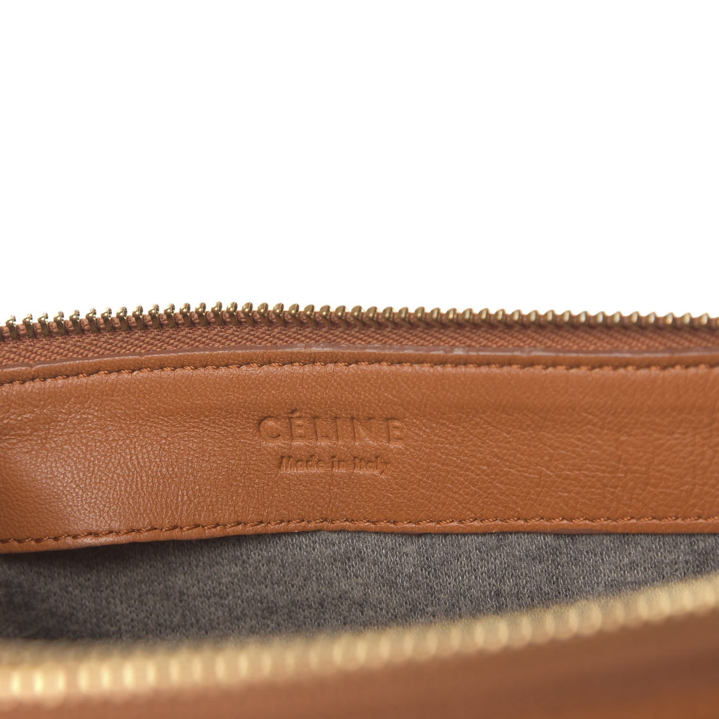 Lambskin Large Trio Crossbody Bag Camel