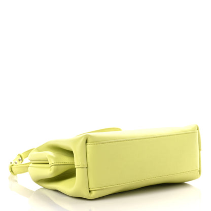 Bottega Veneta Calfskin Small The Point Triangle Bag Seagrass 4 of 11