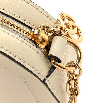 Gucci Textured Calfskin Web Mini Ophidia Round Shoulder Bag Mystic White 18 of 18