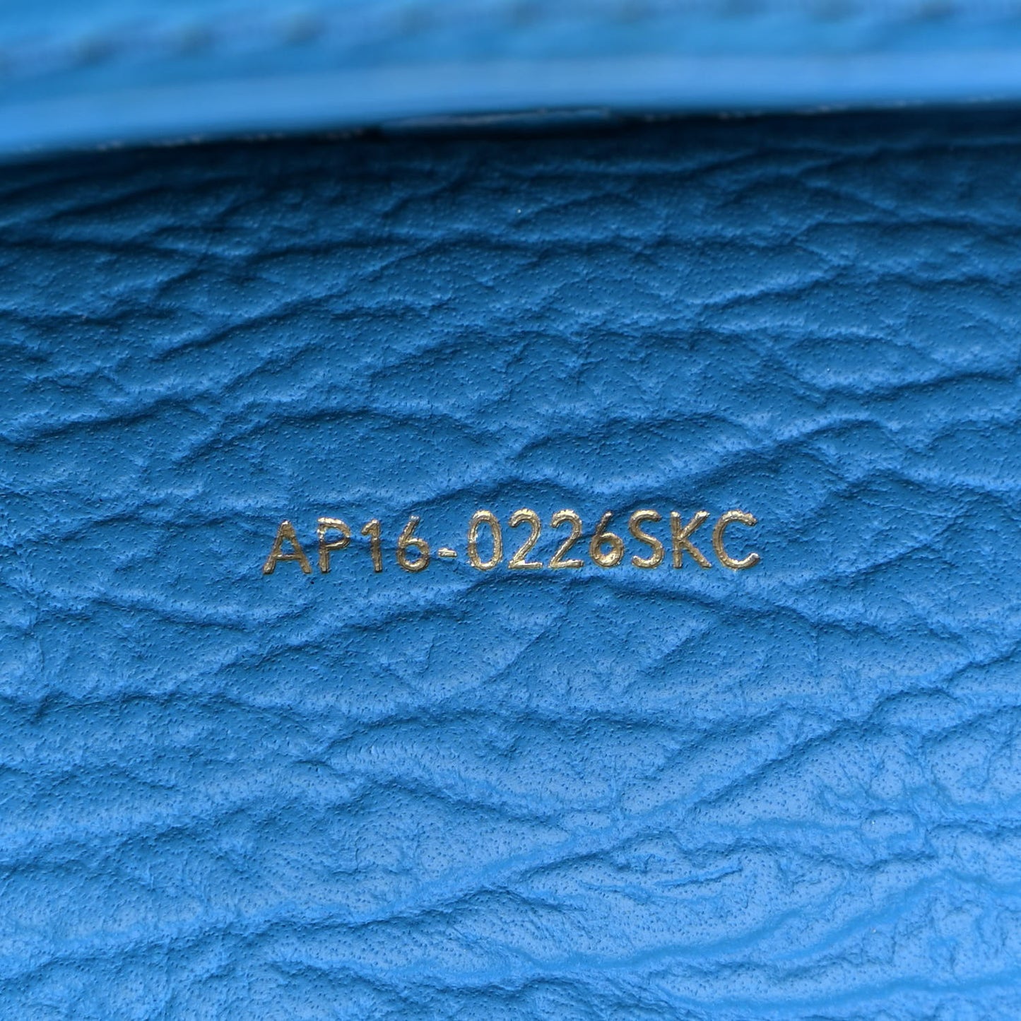 Textured Calfskin Mini Pashli Satchel Blue