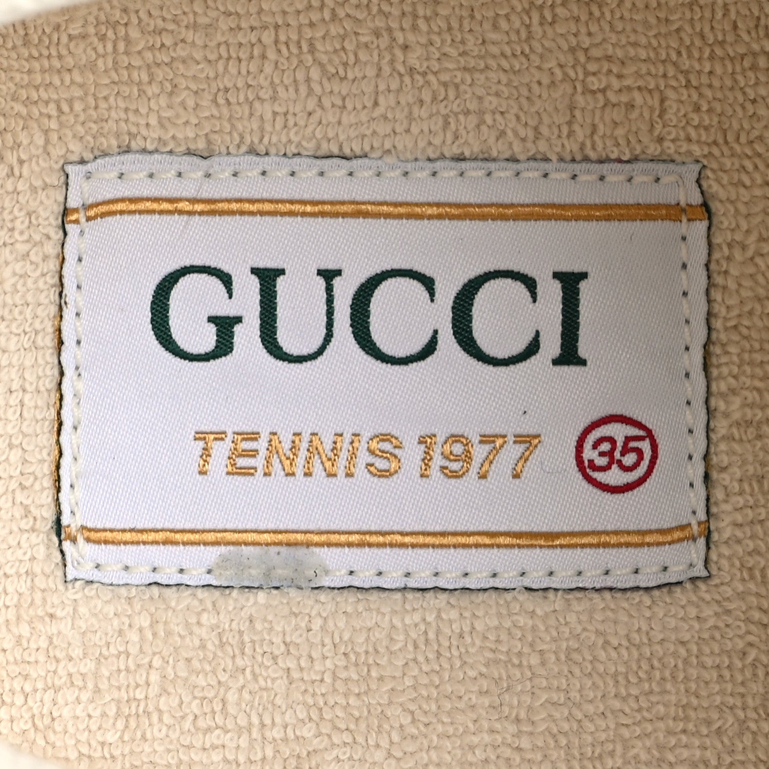 Gucci GG Monogram Womens 1977 Tennis Platform 52mm Sneakers 35 Great White Mystic White 10 of 13
