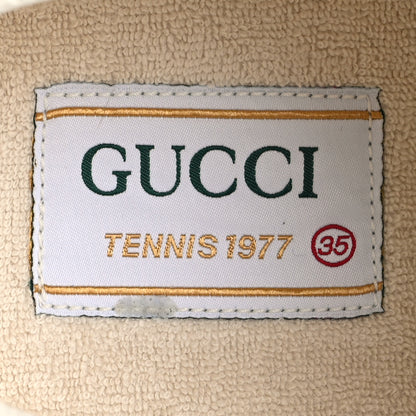 Gucci GG Monogram Womens 1977 Tennis Platform 52mm Sneakers 35 Great White Mystic White 10 of 13