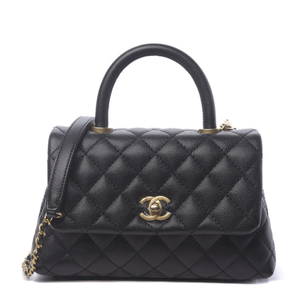 Chanel Caviar Quilted Mini Coco Handle Flap Black 1 of 11