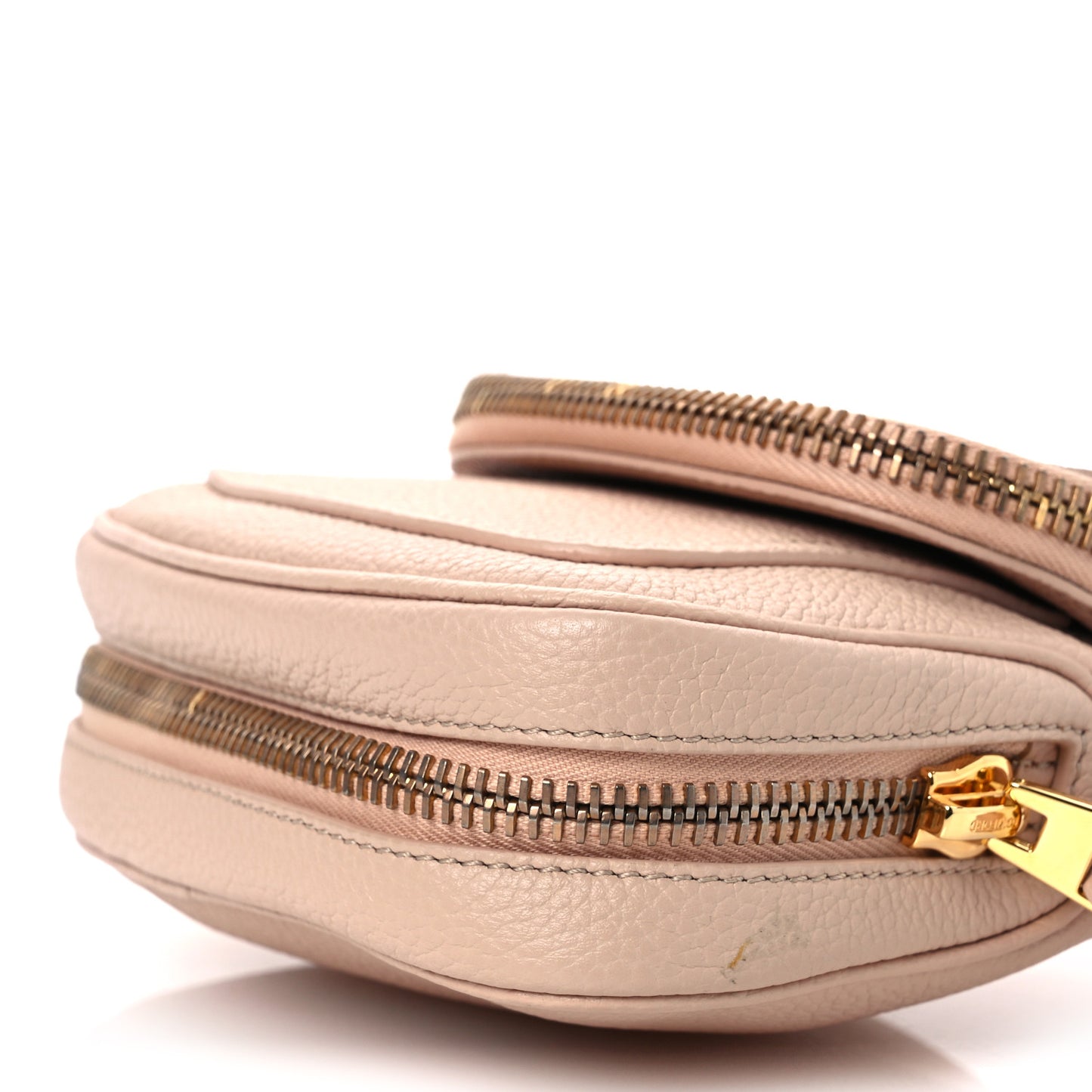 Pebbled Calfskin Jennifer Mini Crossbody Bag Blush Nude
