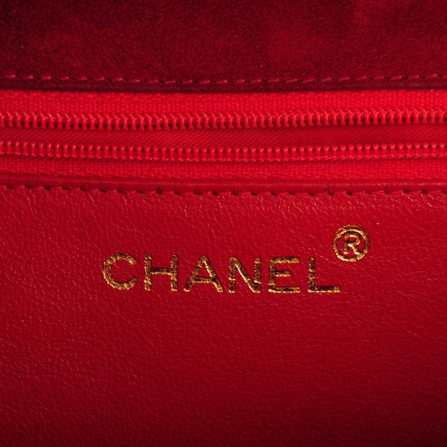 Suede Quilted Tassel Flap Red