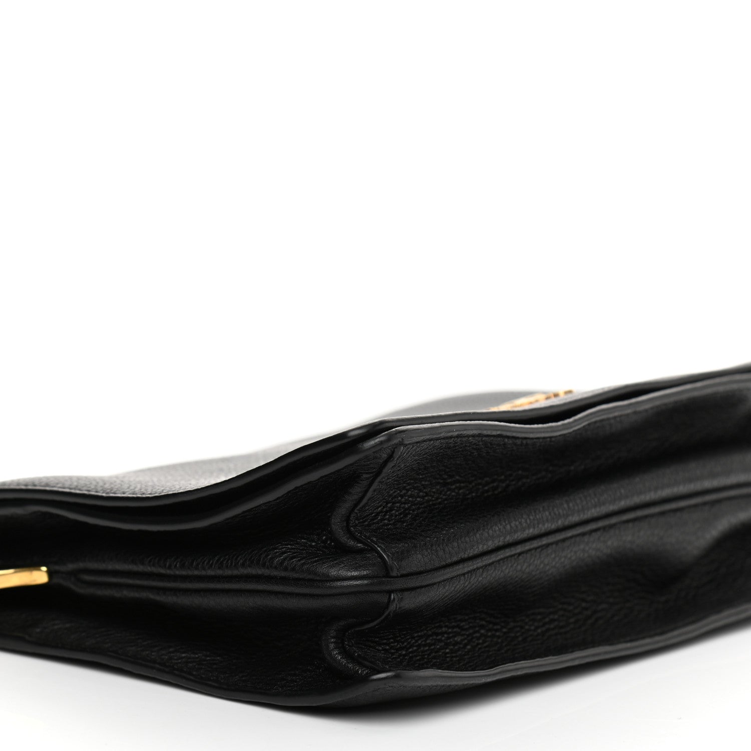 Prada Vitello Daino Flap Crossbody Black 9 of 10