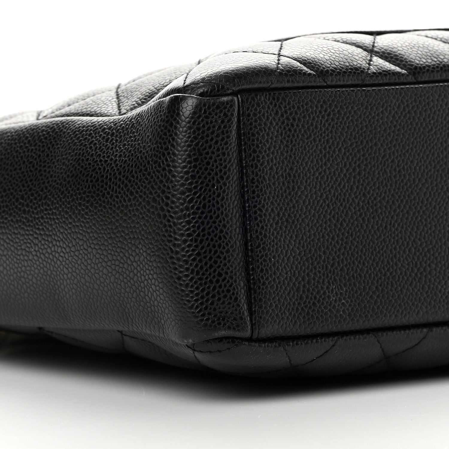 Chanel Caviar Quilted Petit Shopping Tote PST Black 9 of 14