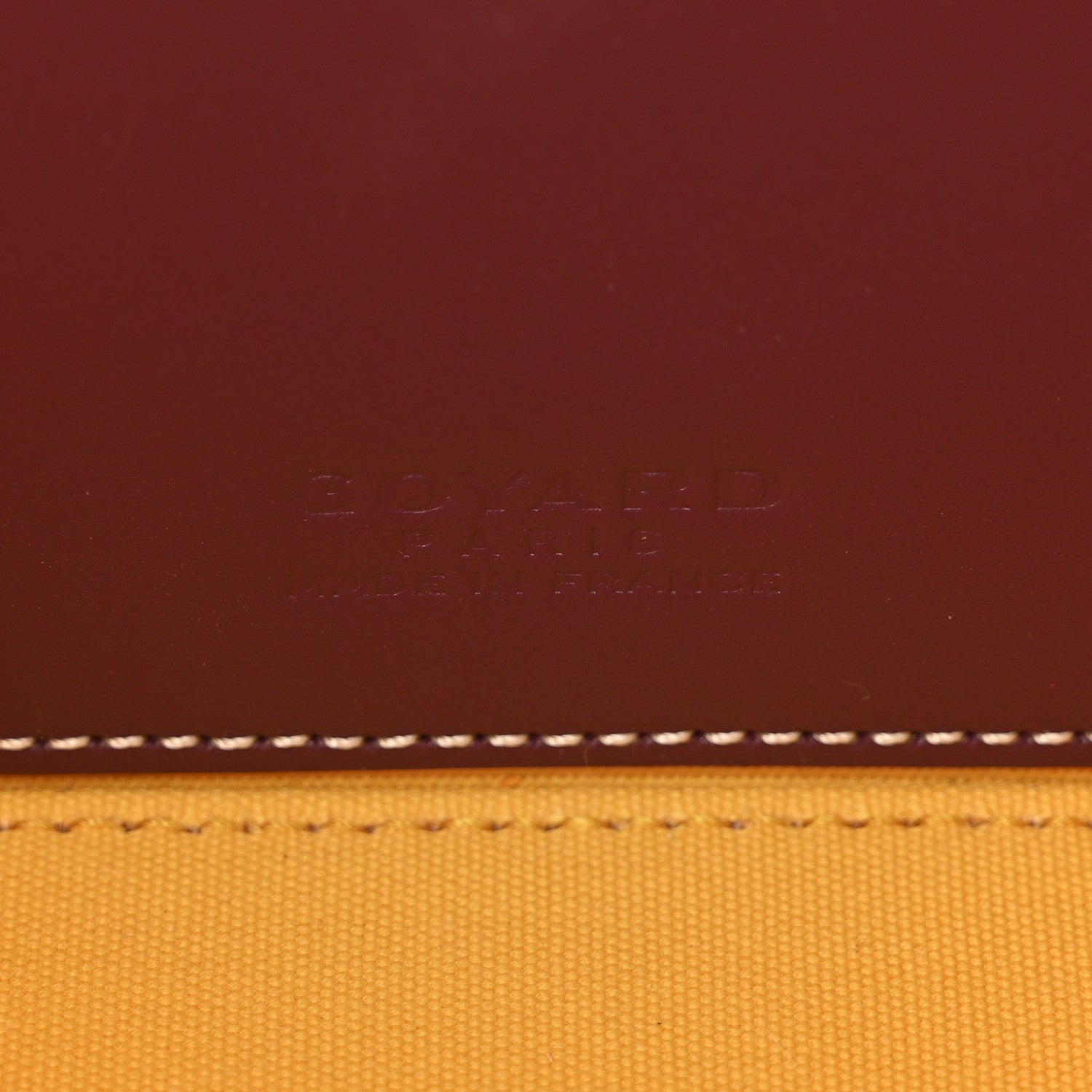 Goyard Goyardine Muse Mini Vanity Case Burgundy 6 of 10