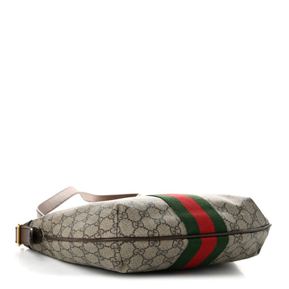 Gucci GG Supreme Monogram Web Small Ophidia Half Moon Hobo Brown 4 of 10