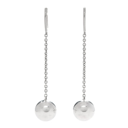 Tiffany Sterling Silver 10mm HardWear Ball Drop Earrings 1 of 4