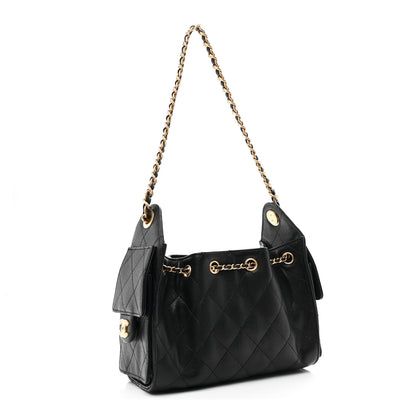 Chanel Caviar Quilted Mini Chanel 25 Handbag Black 3 of 10
