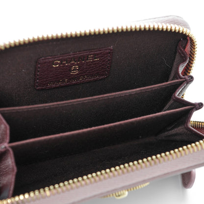 Chanel Sheepskin Quilted Mademoiselle Vintage Zip Coin Purse Light Pink 5 of 7