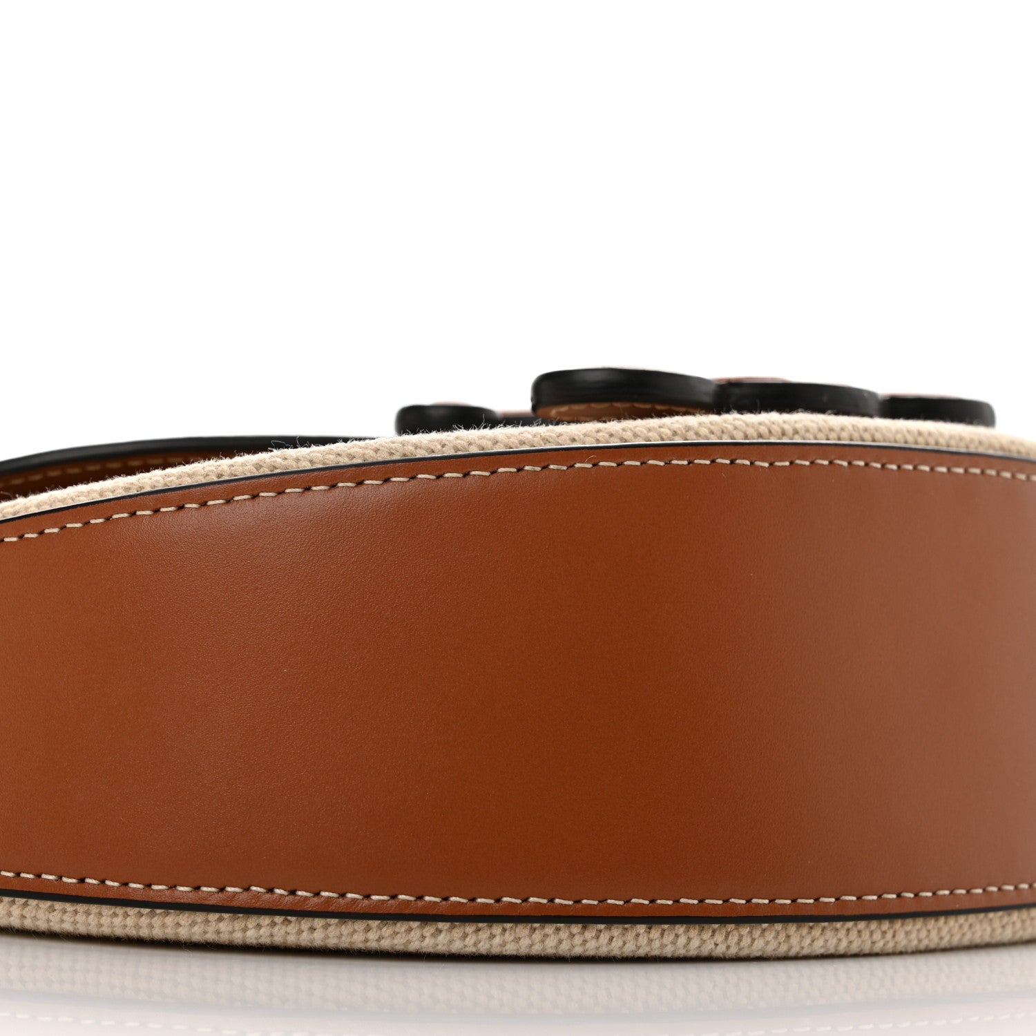 Celine Textile Calfskin Triomphe Besace Natural Tan 10 of 11