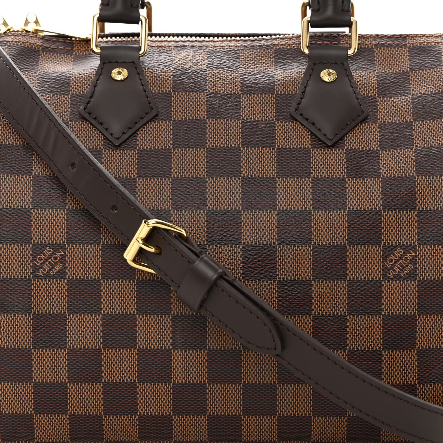 Damier Ebene Speedy Bandouliere 25