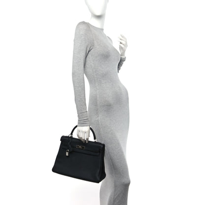Hermes Togo Kelly Retourne 28 Black 2 of 11