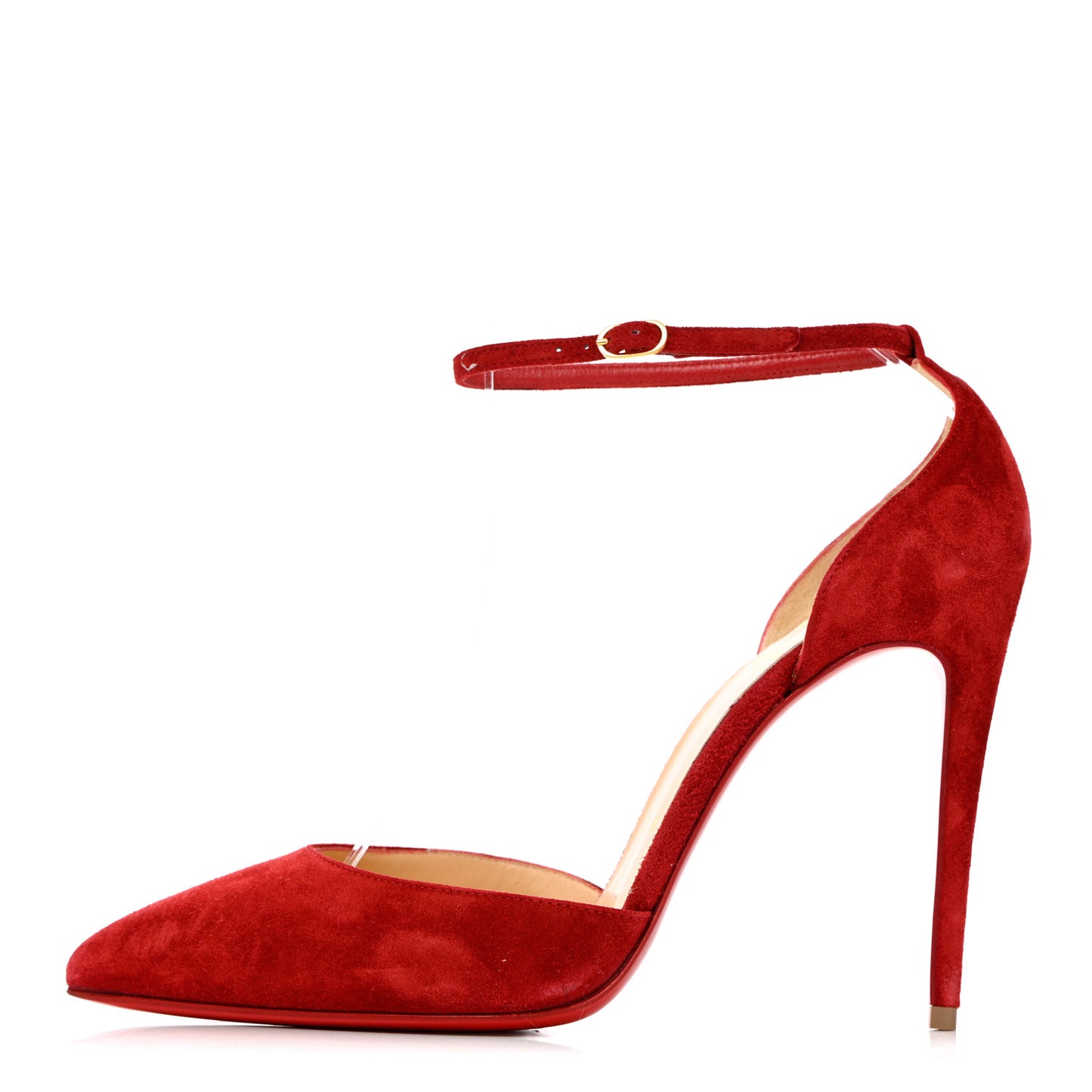 Veau Velours Uptown 100 Pumps 37.5 Carmin