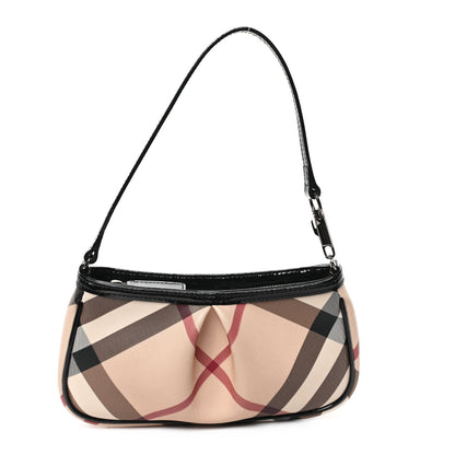 Burberry Nova Check Mini Shoulder Bag Black 1 of 12
