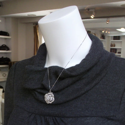 Chanel Camelia Swarovski Crystal Necklace Pendant 2 of 5